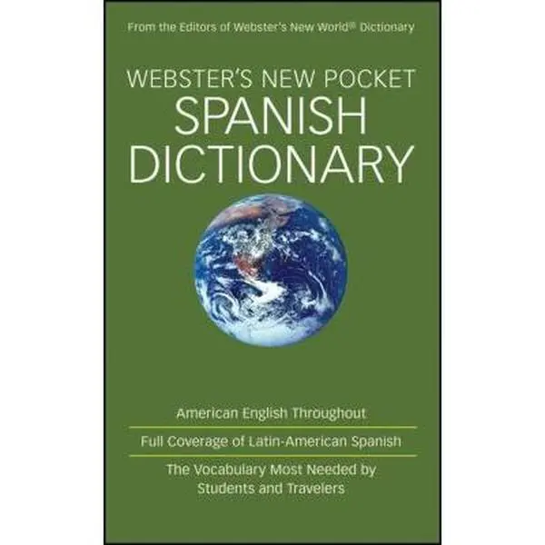 USED Book - Webster's New Pocket Spanish Dictionary by Harraps (Paperback) - english