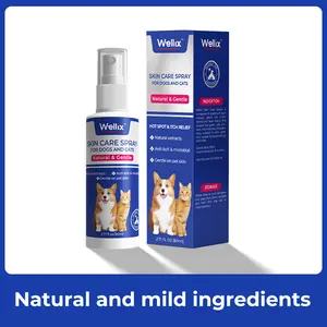 Wellix Hot Spot Spray for Dogs & Cats – Plant-Based Formula Itch & Skin Relief, 80ml