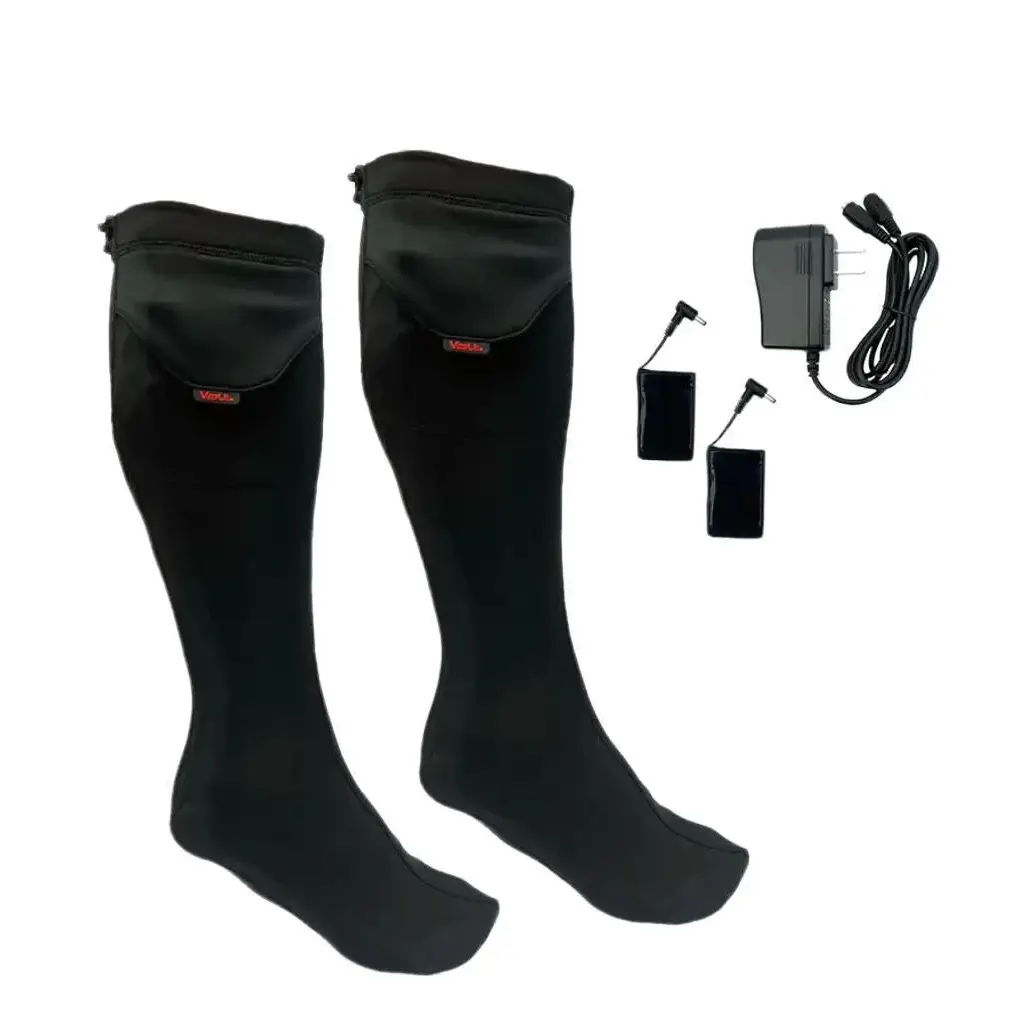 VOLT 8V All Day Rechargeable Heated Socks with Microprocessor Controller, Dual Chargers & Wireless Receiver for Comfort and Warmth - Comfy, Menswear