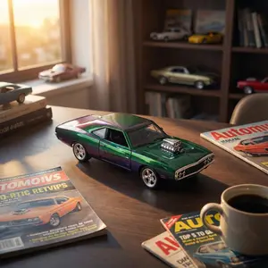 1:32 Scale Color-Changing Alloy Model Car Display Piece, Multi-Angle Transformation, Enhanced Shine Finish, Collectible Toy Accessory