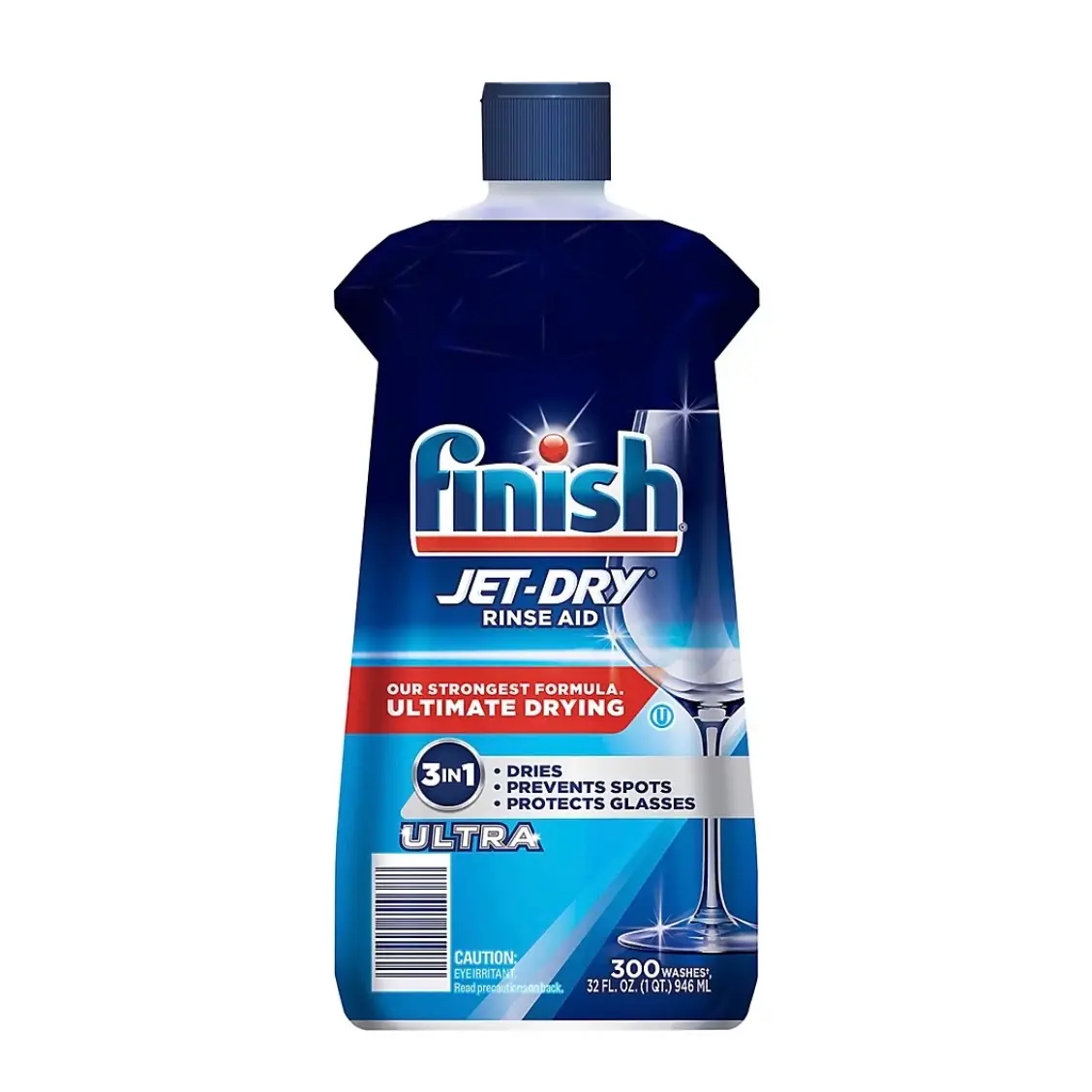 Finish Jet-Dry Ultra Rinse Aid Dishwasher Rinse Agent and Drying Agent, 32 oz