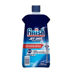 Finish Jet-Dry Ultra Rinse Aid Dishwasher Rinse Agent and Drying Agent, 32 oz