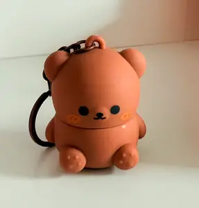 Cute Bear Lip Balm Keychain (3 Colors) | Hydrating Lip Balm with Keyring