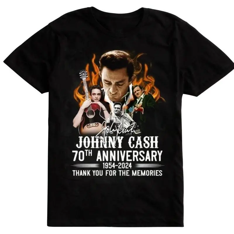 Johnny Cash 70th Anniversary Vintage Shirt 1954-2024 Classic T-Shirt HGA12806
