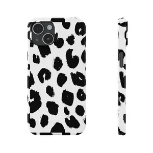 Stylish Leopard Print Phone Case, Slim Phone Cover, Trendy Accessories, Gift for Her, Animal Print Case, Protective Phone Case