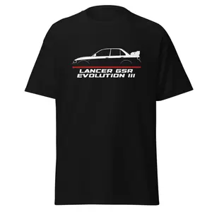 Premium T-Shirt For Lancer GSR Evolution III 1995-1996 Car Enthusiast Grandpa Dad Son Birthday Gift Men's Tee