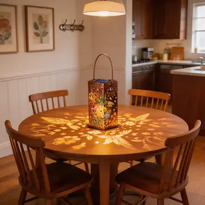 Solar Santa Claus Watering Can Lights, Vintage Metal Outdoor Garden Decoration, Solar Kettle Light for Patio Path, Christmas Gifts, Solar Firefly String...or for Patio Pathway Auto On/Off Night Lamp with Twinkling Effect for Yard Gifts