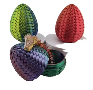Hatchable Blind Box Woven Dragon, 3D Printed Dragon, Mystery Toy Dragon, ADHD Stimming Toy, Link Fidget Toy, Articulating Dragon, DND Fidget fidget toy