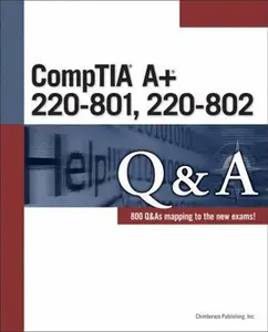 USED-CompTIA A+ 220-801 220-802 Q&A by Inc. Chimborazo Publishing (Paperback)