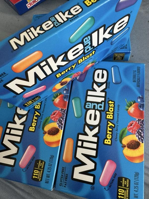 Mike and Ike Berry Blast 3 Pack Combo - Chewy Berry Flavored Candy - 110g Each - Perfect for Snacking
