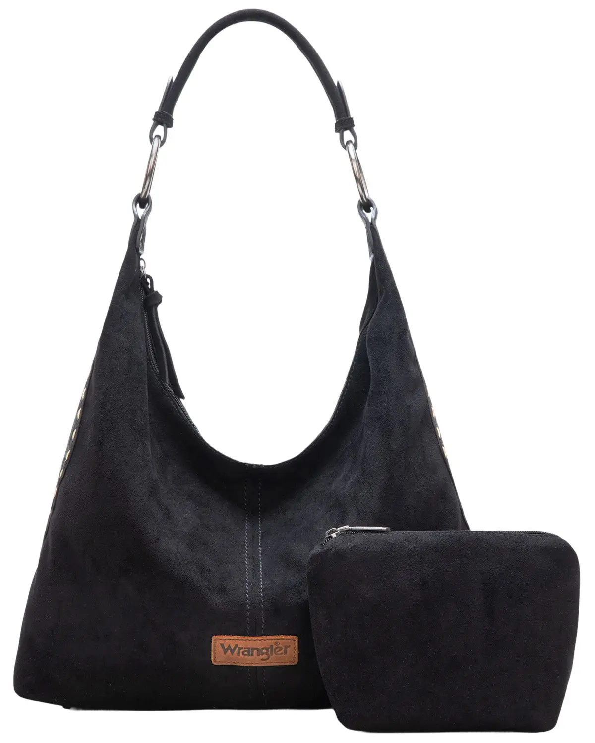 Wrangler Women's Women'S Floral Tooled Hobo Bag With Pouch - Wg276-9182 Bk