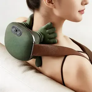 SummerVibes Bionic hand heating massage device, used for deep tissue pain relief, neck shoulder relaxer,wireless portable electric finger pressure 4D kneading massage,suitable for neck/shoulder/hand/leg massage, item for home