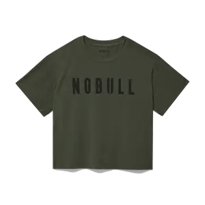 NOBULL Women's  Boxy Tee in Dark Army