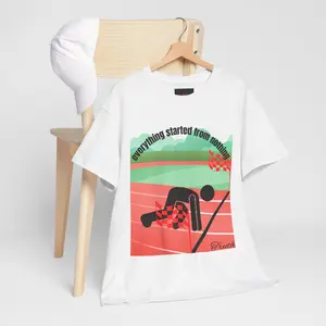 Track Hurdles Athlete Graphic Tee | Track and Field Running Shirt