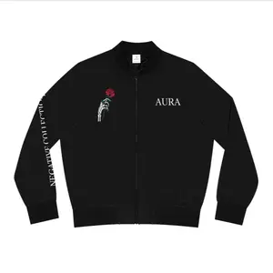 AURA ONI Black Bomber Jacket