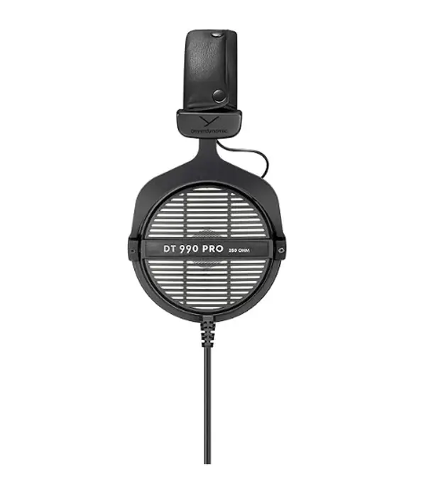 Beyerdynamic DT 990 Pro 250-ohm Over-Ear Studio Headphones, High Impedance Audio Headset with Transparent Sound