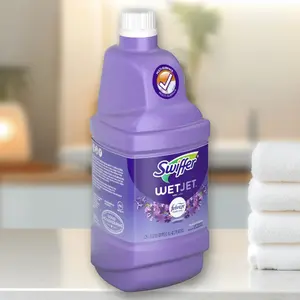 Swiffer WetJet Liquid Refill Lavender 42.2fl oz - Floor Cleaner Refill, Lavender Scent, 42.2fl oz, for WetJet Mop, Value Refill