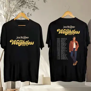Jesse McCartney Graphic T-Shirt, The Weightless Tour 2025 Fan Gift