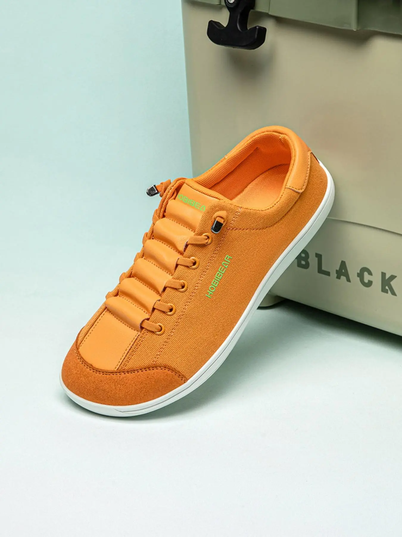 HOBIBEAR  Adult shoes, men's casual low top Athletic sports wide toe shoes, comfortable barefoot canvas Sneakers, men's and women's big toe shoes, Footwear