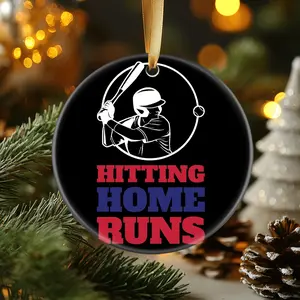 Christmas Ornaments Best Mlb Hitting Settings Hitting Home Runs Design Holiday Gift For Friends New Year Decor Family Acrylic
