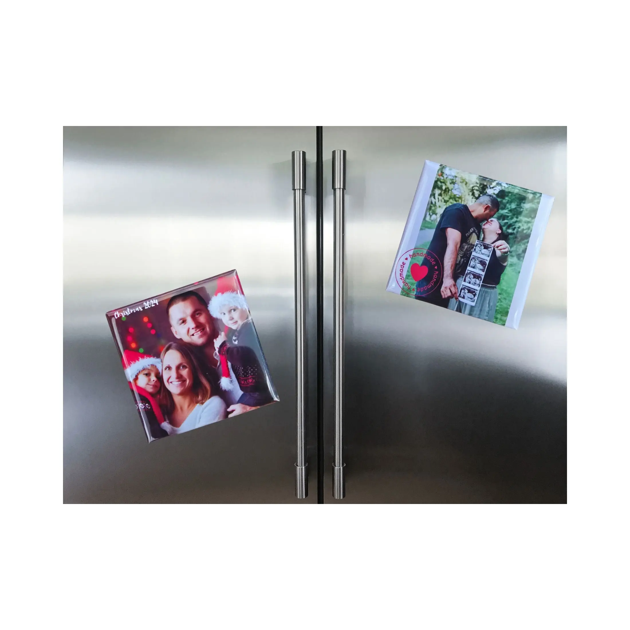 10 Custom  2"X2"  Photo Magnets – Personalize with Your Own Photos!