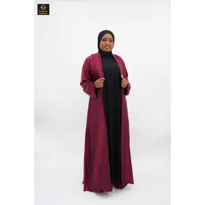 Elegance Galleria Long Sleeve Open Coat - Versatile Design for Versatile Wear - Maxi Length Urban Fabric - Ideal for Various Occasions