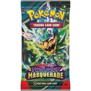 Pokemon TCG: Scarlet and Violet Twilight Masqerade Booster Pack [ENG] 10 cards per pack