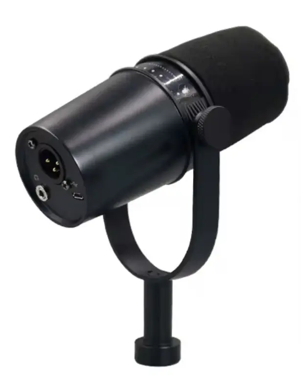 High-Quality Podcast Microphone for Content Creators - USB Plug-and-Play Audio Mic Compatible with Phones & Laptops