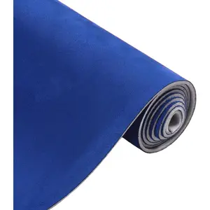 Headliner Fabric 36" L x 57" W Interior Trim DIY Roof Repair Replacement Suede Fabric Blue 1 Pcs