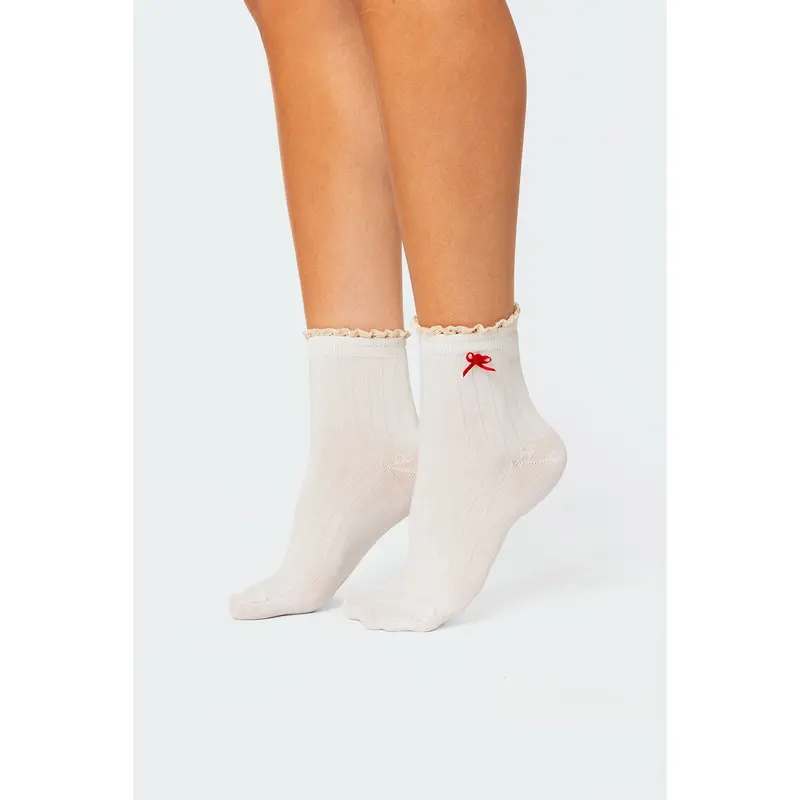 Holiday Ribbed Socks