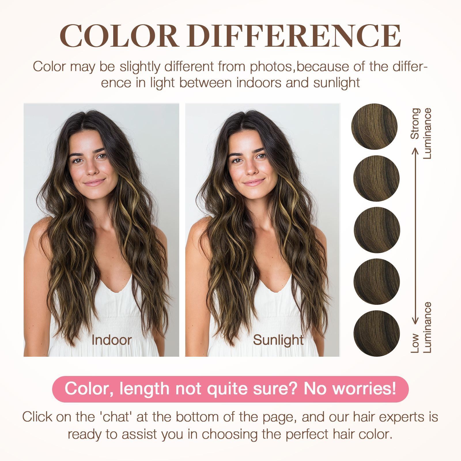 GOOGOO Invisi Edge Injected Seamless Clip in Human Hair Extensions Invisible Natural Straight#Greenish#TikTokShopSpringGlowUp