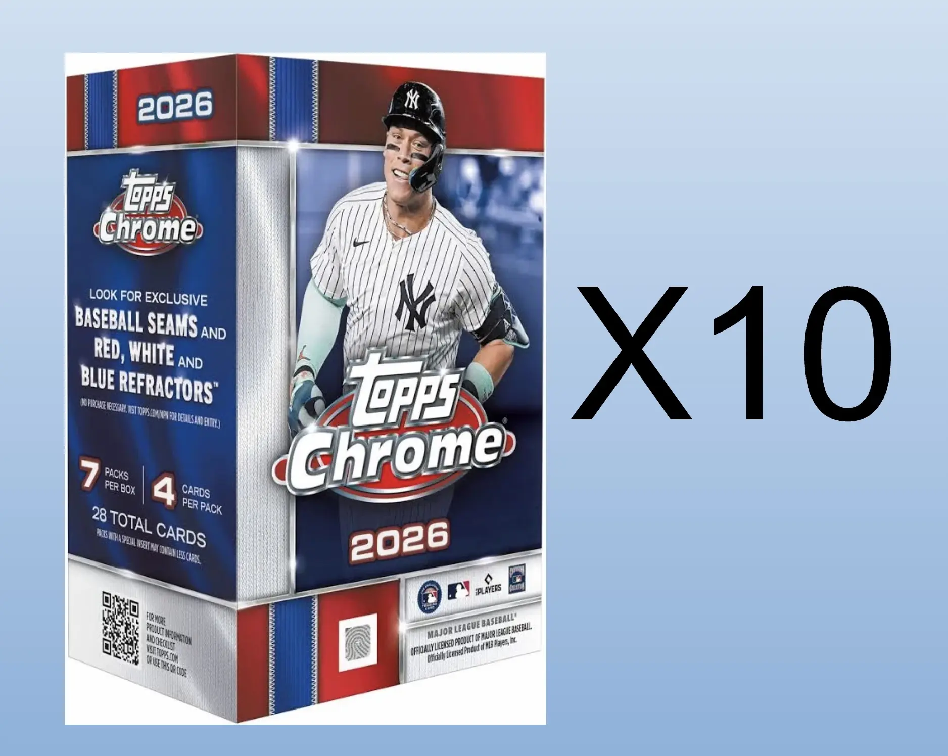 MLB 2026  BREAK 089 Topps Chrome  Blaster X10