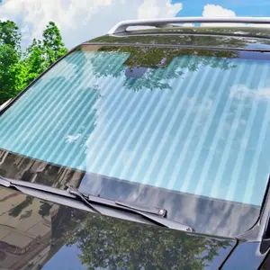 Easy-to-install Retractable Car Sun Shade - Protects Against UV Rays, Heat Insulation, Sun Visor