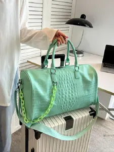 1 Piece Fashion Durable Travel Duffel Bag, Travel Essentials Bagag, Waterproof Pu Leather Multi-function Portable Bag for Travel Storage, Multifunctional Travel Duffels, Waterproof Weekender Bag, Traveling Bag