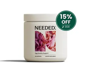 NEEDED Egg Quality Support Supplement – Antioxidants for Female Fertility & Mitochondrial Health