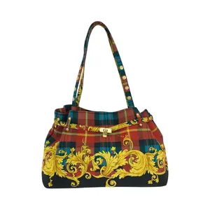 Pre-owned VERSACE Cotton Tote Bags Tote Bag