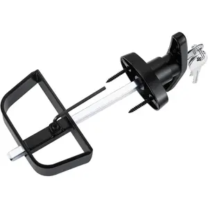 6½" Stem Shed Door Latch T-Handle Lock Kit with 4 Keys,Storage Barn Shed Door Hardware Lock Set