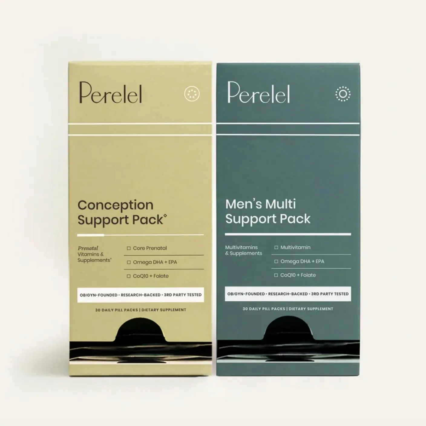 Perelel Baby Making Duo Bundle – Conception Support Pack + Men's Multi Support Pack