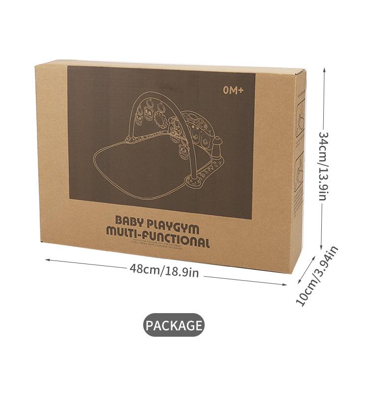 Baby Large Size 31 inch Play Mat Piano Gym with Music Rattles 4-Key Piano 422 MIDI Songs Removable Mat Newborn Gift for Christmas Birthdays