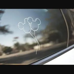 Mouse Ballons Decal Sticker