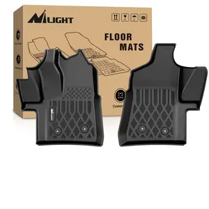 Nilight TPE Floor Mats for Ford Transit 150 250 350 350HD Vinyl Floor 2022 2023 2024 2025 2026 (Not for Connect) All Weather Custom Fit Heavy Duty Floor Liners