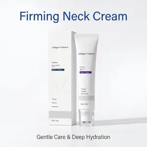 Neck Firming Cream (Roller Applicator) — Formulated with Collagen and Fullerenes, this cream glides on smoothly to gently massage the skin of the neck; consistent daily use helps maintain a soft, smooth texture.