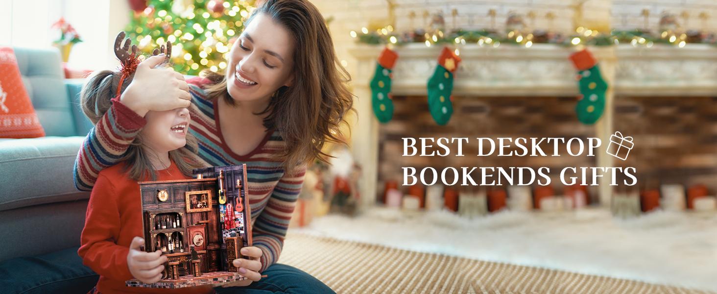 Farewell to the Night Bookend DIY Kit | Detective Theme (Inspired by The Long Goodbye) - Fix Messy Books, Store Pens, Easy to Assemble for Beginners/Teens, Vintage Mystery Decor, Perfect Gift for Detective & Book Lovers