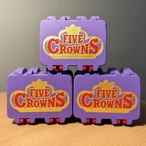 3D Printed Storage Holder for Five Crowns Card Game
