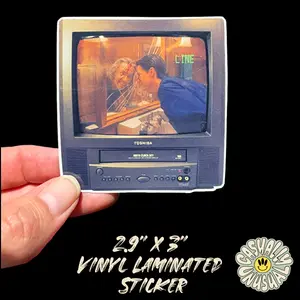 Twin Peaks -  Retro TV Sticker - 2.9x3" Vinyl Laminated Stickers - HUMAN MADE