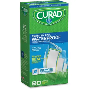 Curad  Assorted Waterproof Bandages - Clear