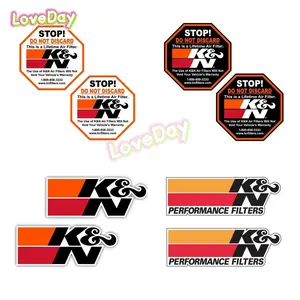 K&N Filter Air Turbo Sticker Vinyl Vintage Racing Car Decoration Decal Sticker