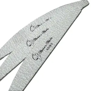 Maika’s Nails File 80/80 Grip - 10 Pieces pack  Professional Grit for Nail Care Acrylic