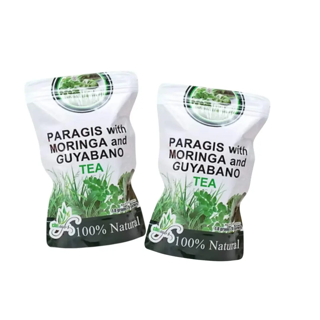 Chef Aybs Paragis Tea with Moringa & Guyabano Extract 3 In 1 20 Tea Bags 2 Pack 100% Natural Caffeine Free Herbal Drink