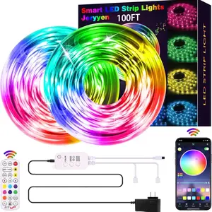 LED STRIP LIGHTS 100FT RGB LED LIGHT SMART LED STRIPS